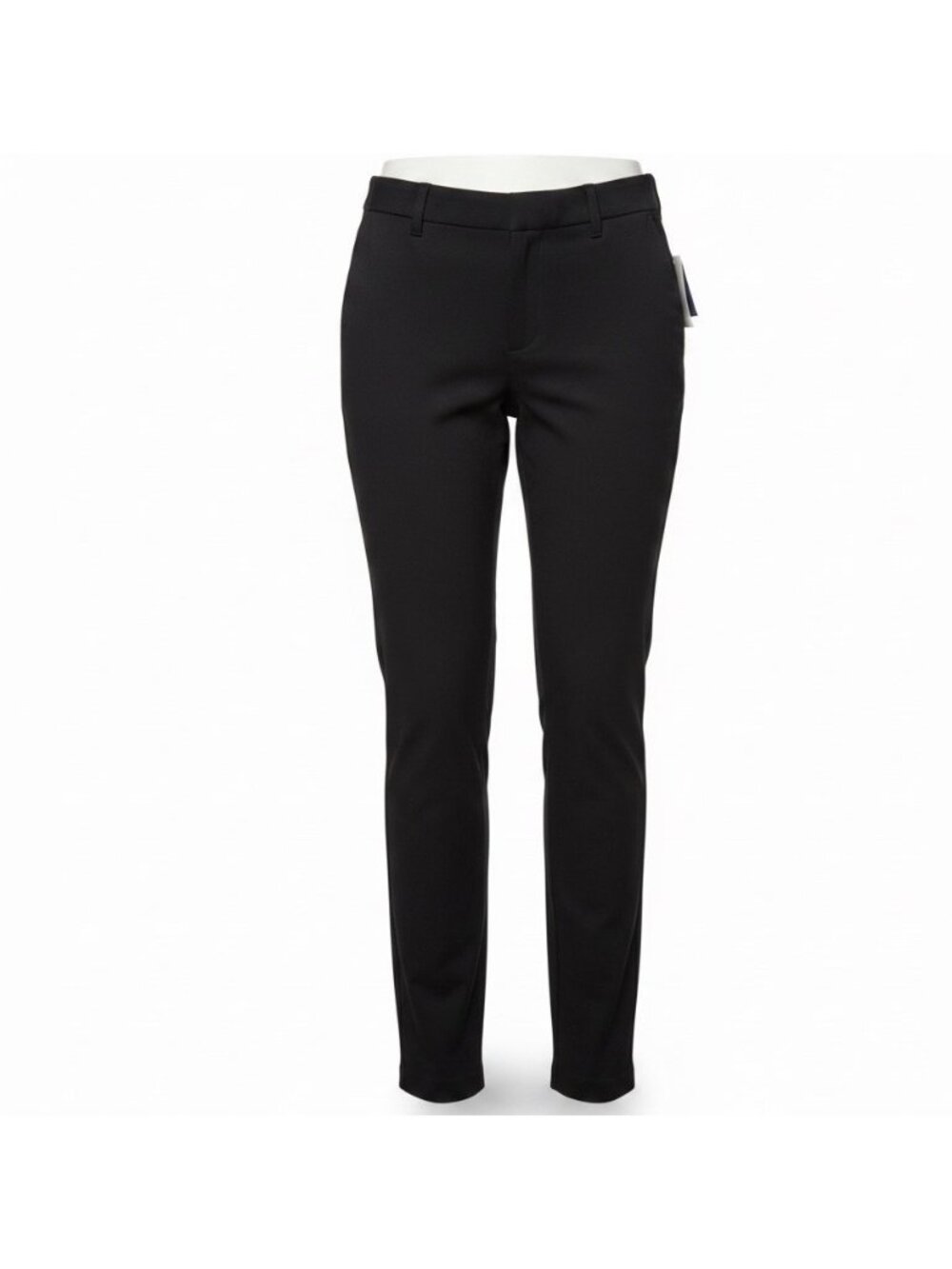 Gap Womens Black Cotton & Spandex Skinny Ankle Mid-Rise Stretch Pants 16R